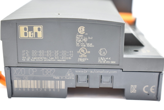 ماژول CPU X20CP1382 ​​B&amp;R X20 PLC SYSTEM اینتل x86 400 مگاهرتز سازگار با پردازنده ورودی/خروجی یکپارچه