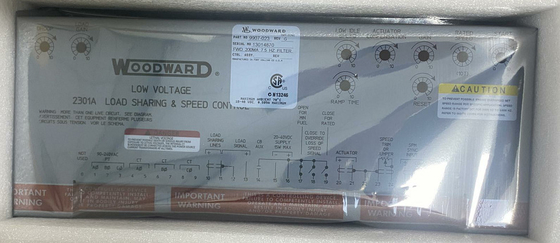 Woodward 9907-023 کنترل سرعت حرکت جلو 4 ¥ 20 mA یا 1 ¥ 5 Vdc 2301A -40 تا + 158 ° F
