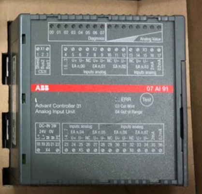 ABB 07AI91 GJR5251600R0202 07AI91 AC31 ماژول I/O آنالوگ 24 ولت DC