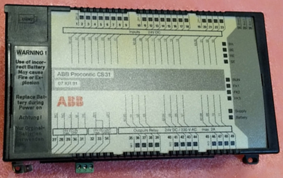 ABB 07KR91 GJR5250000R0303 واحد پایه 07 KR 91، ماژول پردازنده 230 VAC