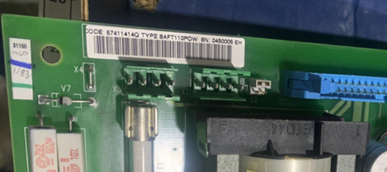 ABB SAFT 110 POW 57411414 هیئت مدیره برق در انبار جدید 57411414