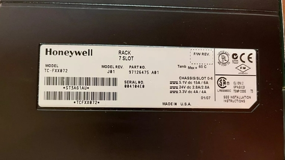 TC-FXX072 Honeywell 7 شاسی رک کارت اسلات برای ماژول DCS ماژول PLC