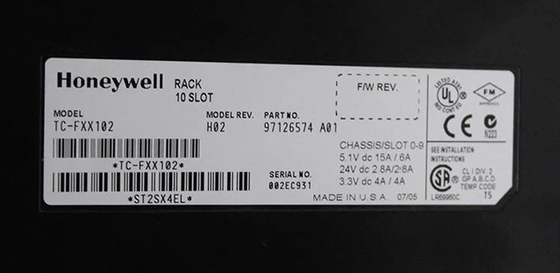 TC-FXX102 Honeywell Experion 10 استخر شاسی قفسه کاملا جدید در انبار