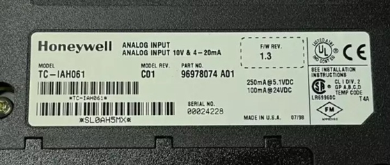 TC-IAH061 ماژول ورودی آنالوگ Honeywell Experion ماژول PCL در انبار