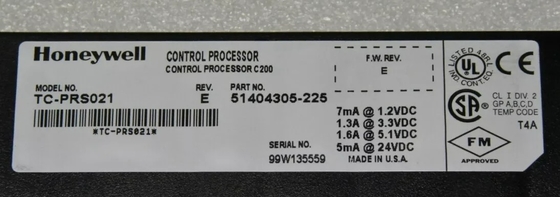 TC-PRS021 ماژول پردازنده کنترل Honeywell ماژول C200 ماژول DCS قطعات ماژول PLC