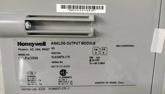 CC-PAON01 ماژول خروجی آنالوگ Honeywell برای ماژول PLC کنترل کننده C300