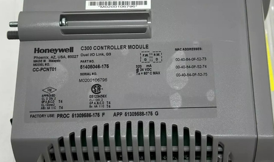 CC-PCNT01 ماژول کنترل Honeywell C300 ماژول DCS Parts PLC