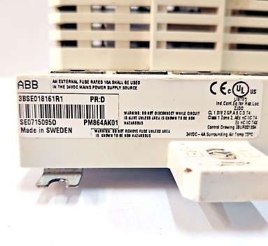 ABB PM864AK01 3BSE018161R1 AC 800M پردازنده واحد CPU ماژول I / O