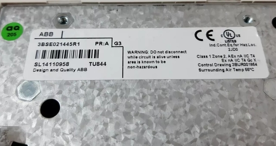 ABB TU844 3BSE021445R1 ماژول اضافی واحد پایان بخش DCS قطعات ماژول PLC