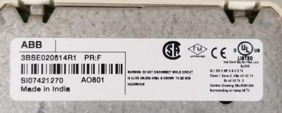 ABB AO801 3BSE020514R1 ماژول خروجی آنالوگ 8 کانال