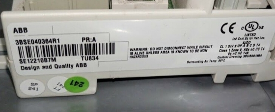 ABB TU834 3BSE040364R1 ماژول I/O گسترش یافته