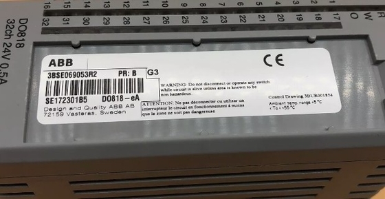 ABB DO818 3BSE069053R1 32 کانال خروجی دیجیتال 24 ولت ماژول کنترل در انبار
