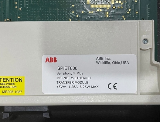 ABB SPIET800 INFI-Net Ethernet ماژول انتقال CIU ماژول ارتباطات