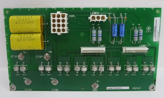DS200FCSAG1A GE Current Sensing Feedback Board Mark V سیستم های کنترل توربین