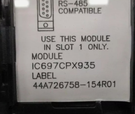 IC697CPX935 واحد پردازنده واحد GE با سه پورت سریال 32 بیت Floating Point Central Processing Unit