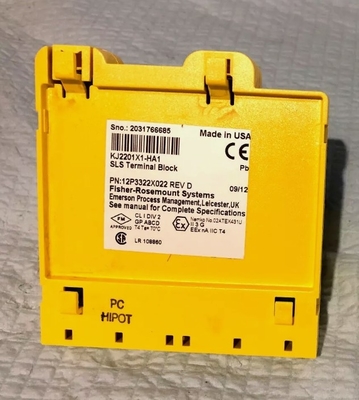 KJ2201X1-HA1 12P3322X022 بلوک پایانی ماژول سیستم کنترل اتوماسیون Emerson