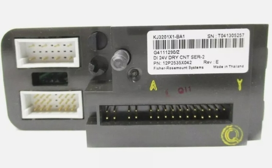 KJ3201X1-BA1 کارت Emerson EPRO DI 8-Channel 24 VDC Dry Contact سری 2