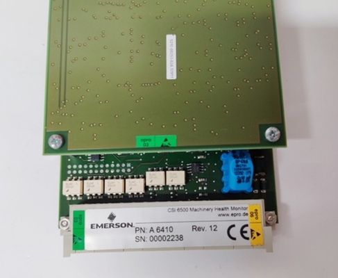 A6410 مانیتور انبساط دریچه و قاب امرسون برای مانیتور سلامت ماشین آلات AMS 6500