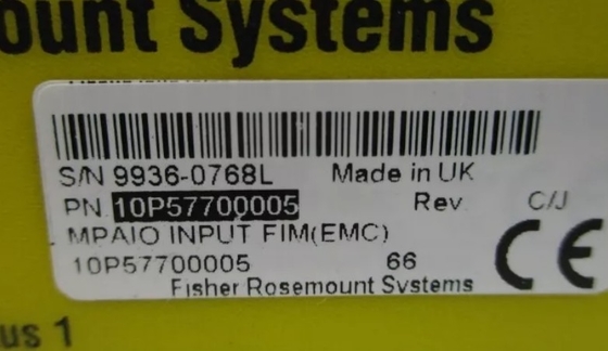 10P57700005 Emerson Interface Board ورودی آنالوگ 16 نقطه 4-20 mA