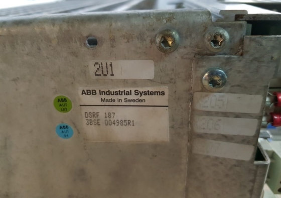 DSRF187 3BSE004985R1 ABB Advant OCS S100 ورودی ورودی کارت فایل