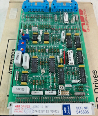 کارت رابط میکروپروسسور ABB SAMC 19 INF 57401389 ABB