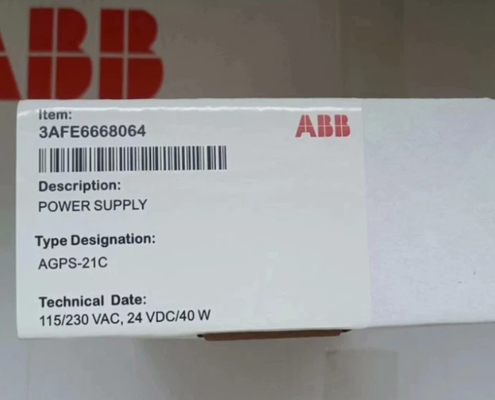 هیئت منبع تغذیه AGPS-21C 64668064 ABB