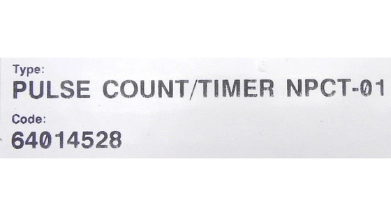 NPCT-01 64014528 ABB Pulse Counter Timer