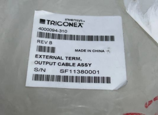 4000094-310 کابل Invesys Triconex