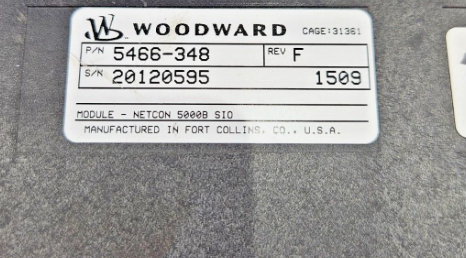 5466-348 Woodward NetCon 5000B ماژول SIO