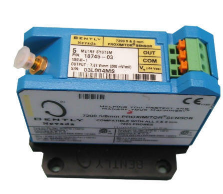 سنسور پروکسیمیتور Bently Nevada 18745-03 7200 Series 5 &amp; 8 mm