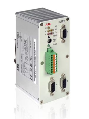 ABB RLM01 PROFIBUS Redundancy Link Module با تکرار کننده سیگنال PROFIBUS DP اضافی و تغییر خط خودکار