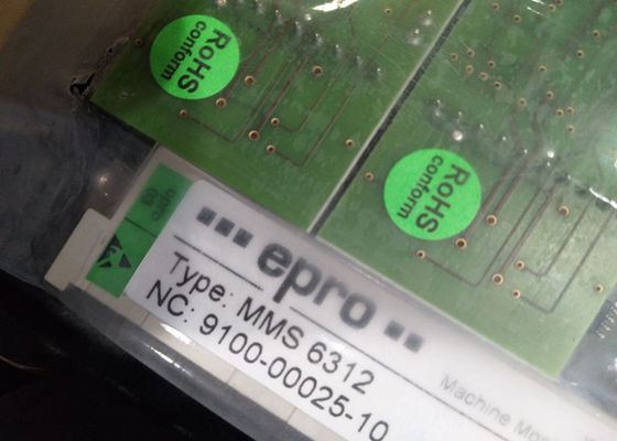 سیستم کنترل توزیع شده MMS6312 Dcs Epro Mms 6312 مانیتور سرعت چرخشی دو کانال