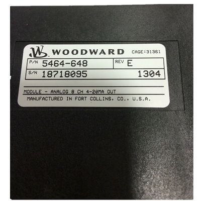 5464 648 Woodward ماژول 8 کانال ماژول آنالوگ PLC DCS