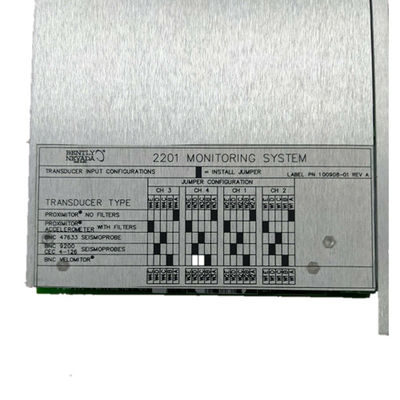 132419-01 Bitting Nevada Parts 2201 مانیتورینگ سیستم چهار کانالی