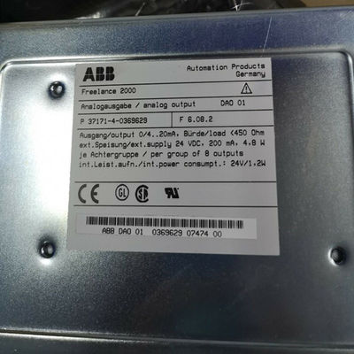 DA01 ABB PLC قطعات یدکی ورودی آنالوگ V3 Rack مبتنی بر ماژول های ورودی/خروجی Y0369628M