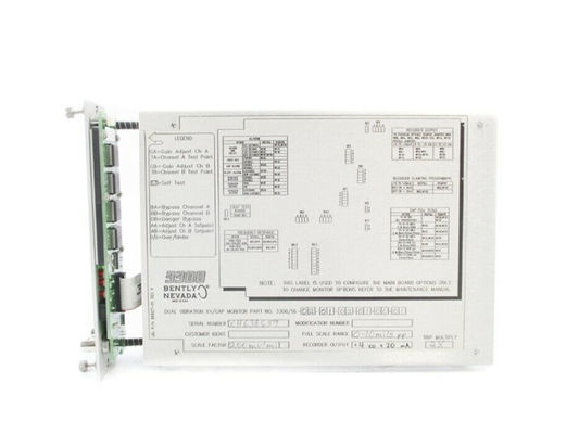 مانیتور لرزش 3300/16 سیستم قطعات Bently Nevada 3300 Series XY/GAP