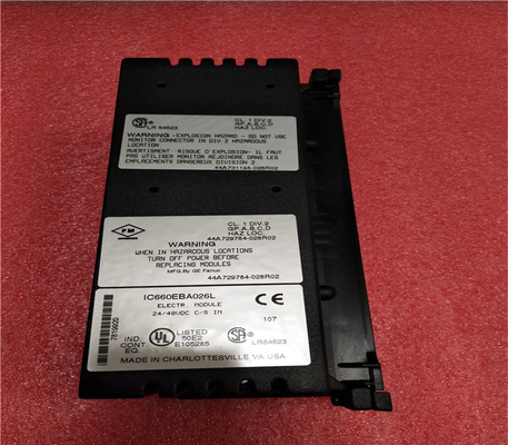 IC660BBA026 جنرال الکتریک 24 48VDC جنرال الکتریک منبع جریان آنالوگ IC660BBA026 GE Fanuc GE Genius