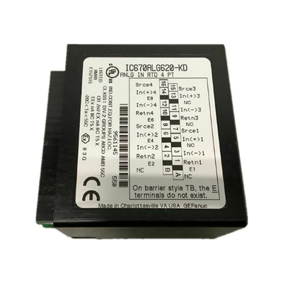 IC670ALG620 GE Fanuc GE فیلد کنترل 4 کانال RTD ورودی آنالوگ ایزوله 3 سیم جنرال الکتریک