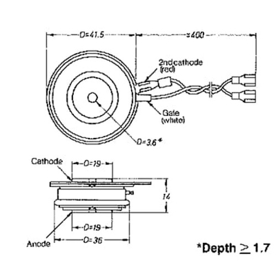 YST2-03 P12C ABB تریستور یکسو کننده سیلیکون کنترل شده ماژول قطعات صنعتی YS130101-AE