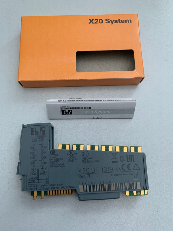 X20DS1319 B&amp;R X20 PLC SYSTEM 4 کانال ورودی دیجیتال قابل تنظیم به عنوان ورودی یا خروجی