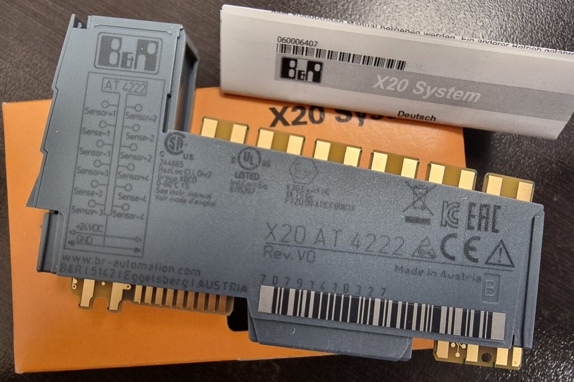 X20AT4222 B&R X20 SYSTEM PLC I/O ماژول 4 ورودی برای اندازه گیری دمای مقاومتی