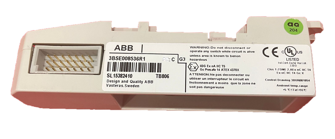 ABB TB806 3BSE008536R1 ADVANT 800xA ماژولبس آداپتور سیم تمدید D-Sub 25، مرد