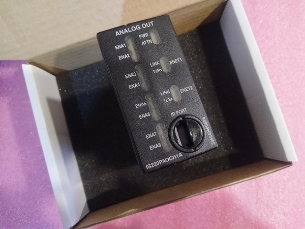 ماژول خروجی آنالوگ GE IS220PAOCH1A Mark VIe 0-20 mA، تا 900 Ω PLC