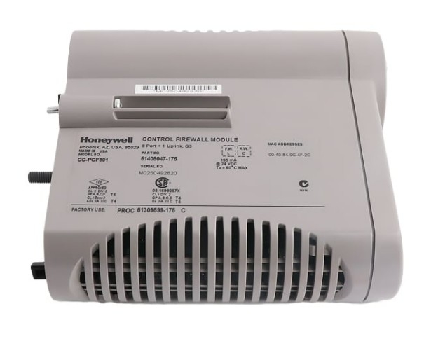 ماژول فایروال کنترل CC-PCF901 Honeywell 9 پورت FTE کاملاً جدید در انبار