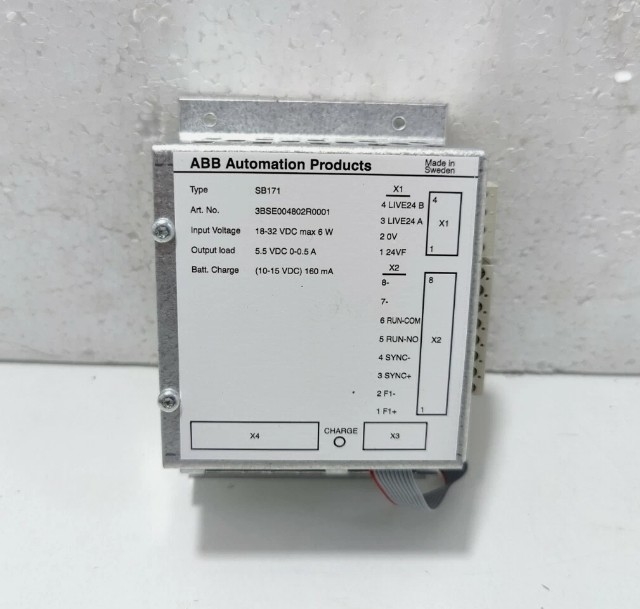 SB171 3BSE004802R1 منبع برق پشتیبان ABB 12V 4 Ah برای سیستم های کنترل صنعتی