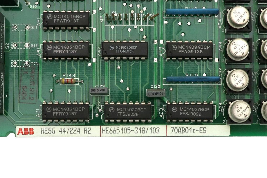 ماژول کنترل خروجی دیجیتال ABB 70AB01C-ES HESG 447224 R2 کامپکت 16*16*12cm