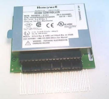 Honeywell 900B08-0101 PLC 8-Channel Analog Output Module with 24VDC and 500 VDC Isolation for HC900 Controller