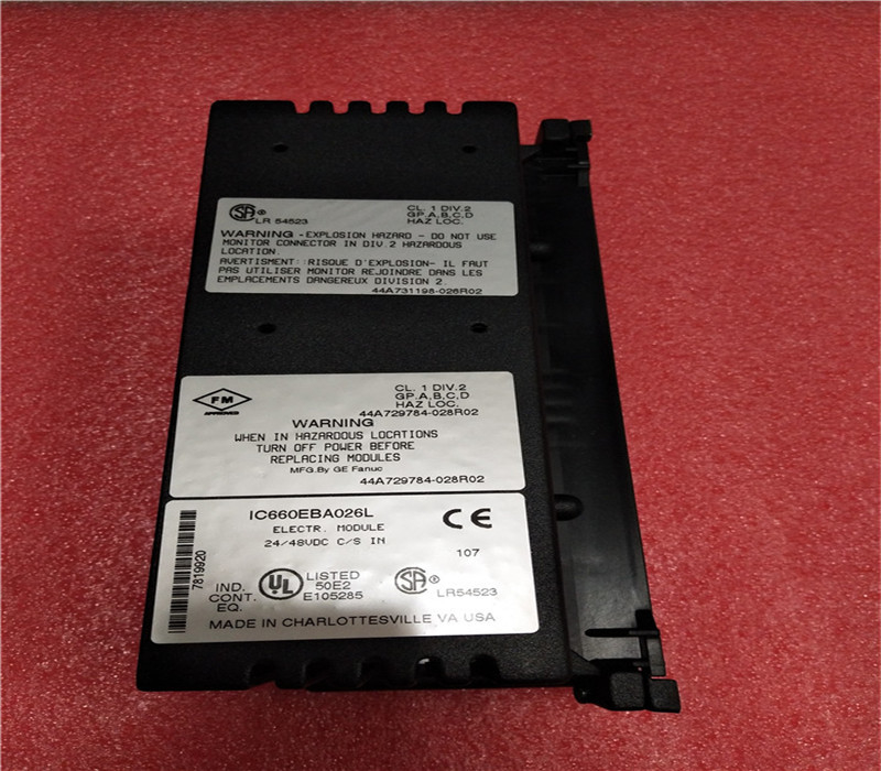 IC660BBA026 جنرال الکتریک 24 48VDC جنرال الکتریک منبع جریان آنالوگ IC660BBA026 GE Fanuc GE Genius