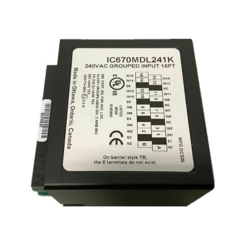 IC670MDL640 GE Fanuc GE فیلد ورودی/خروجی 24VDC Pos/Neg ماژول ورودی گسسته جنرال الکتریک